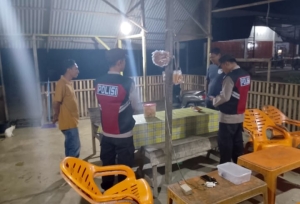 Patroli Malam Polsek Rantau Selamat Jaga Stabilitas Keamanan Wilayah