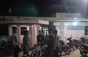 Patroli Malam Polsek Langsa Antisipasi Premanisme di Pusat Kota