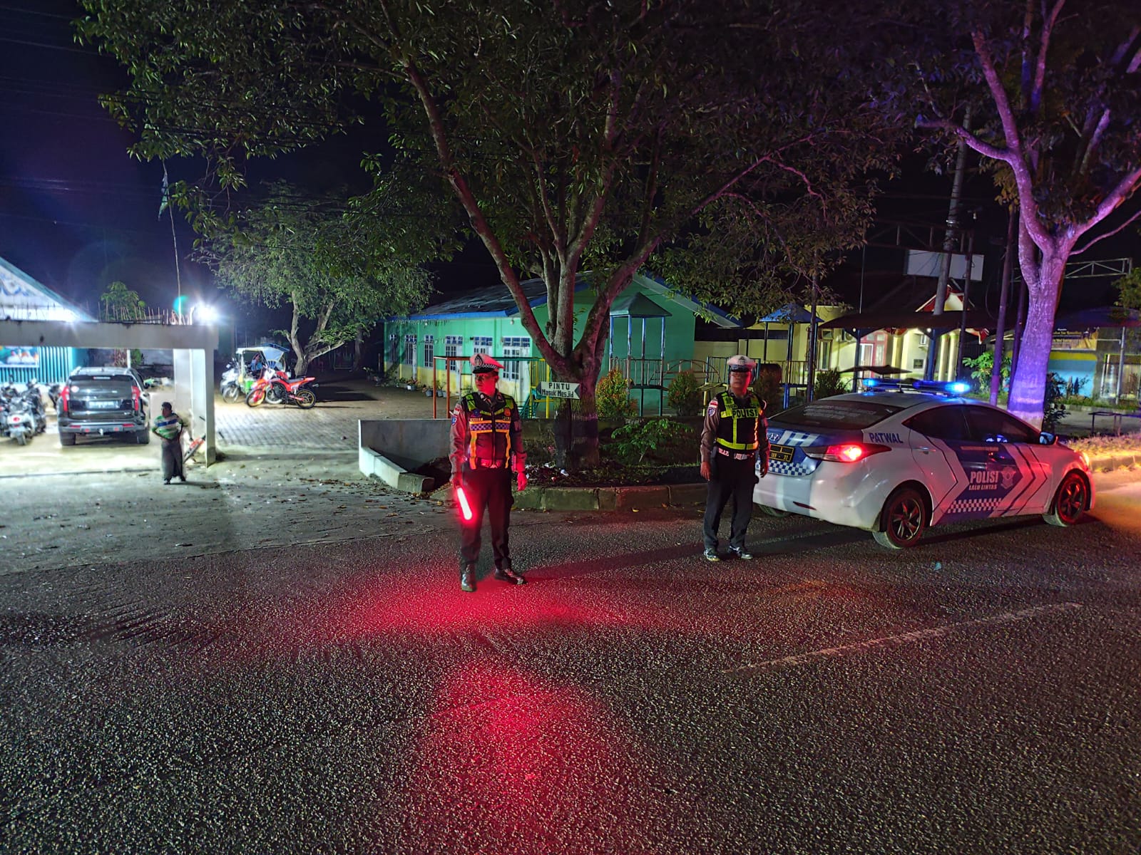 Patroli Blue Light Satlantas Langsa Cegah Kecelakaan di Jalur Lintas Medan–Banda Aceh