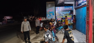 Patroli Dini Hari Polsek Birem Bayeun Antisipasi Balap Liar dan Pelemparan Bus