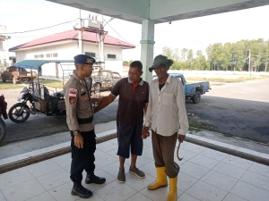 Sat Polairud Polres Langsa Laksanakan Patroli Dialogis di TPI Kuala Langsa