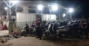 Pengamanan Tarawih Polsek Rantau Selamat Berjalan Kondusif di Wilayah Rantau Selamat
