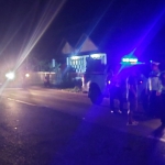Satlantas Polres Langsa Kawal Distribusi Bantuan Logistik Mabes Polri Menuju Lhokseumawe