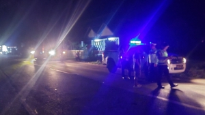 Satlantas Polres Langsa Kawal Distribusi Bantuan Logistik Mabes Polri Menuju Lhokseumawe