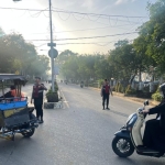 Sat Samapta Polres Langsa Laksanakan Strong Point Pagi Demi Kelancaran Arus Lalu Lintas