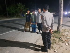 Polsek Birem Bayeun Laksanakan Patroli Dini Hari Antisipasi Balap Liar dan Pelemparan Bus
