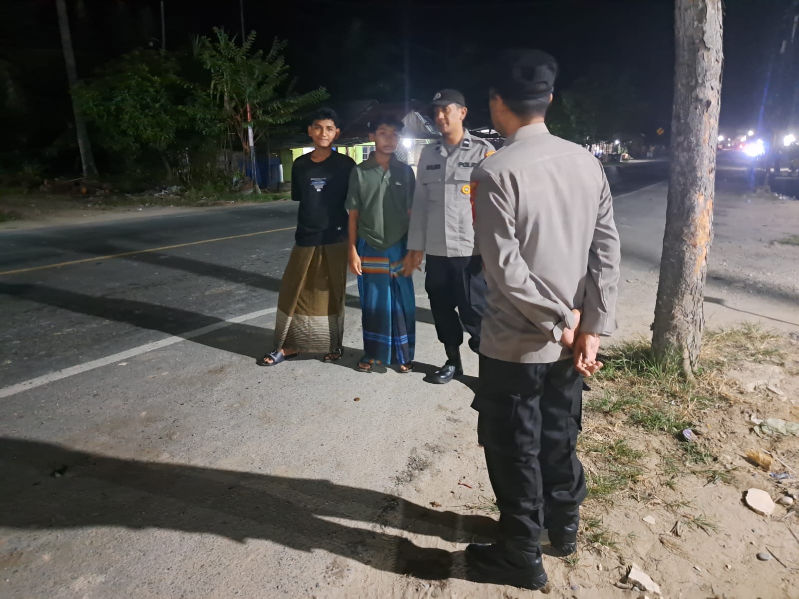 Polsek Birem Bayeun Laksanakan Patroli Dini Hari Antisipasi Balap Liar dan Pelemparan Bus