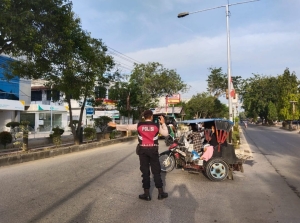 Sat Samapta Polres Langsa Gelar Strong Point Pagi untuk Kelancaran Lalu Lintas dan Kamtibmas
