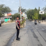 Sat Samapta Polres Langsa Gelar Strong Point Pagi di Sejumlah Titik Strategis Kota