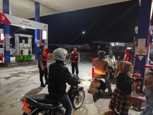 Patroli Malam Polsek Rantau Selamat Antisipasi Kejahatan Jalanan di Jalur Lintas