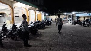 Pengamanan Shalat Tarawih di Langsa Timur Berlangsung Aman dan Tertib