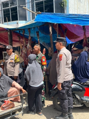 Patroli Siang Polsek Langsa Barat Sambangi Permukiman Warga