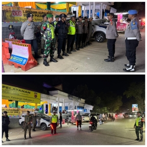 Pengamanan Malam Ops Ketupat Seulawah 2026 Diperkuat, Arus Lalu Lintas Kota Langsa Tetap Lancar