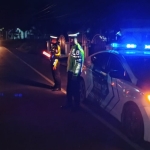 Patroli Blue Light Satlantas Polres Langsa Antisipasi Rawan Kecelakaan di Jalur Nasional
