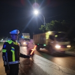Sat Lantas Polres Langsa Laksanakan Patroli Blue Light Antisipasi Kecelakaan Lalu Lintas