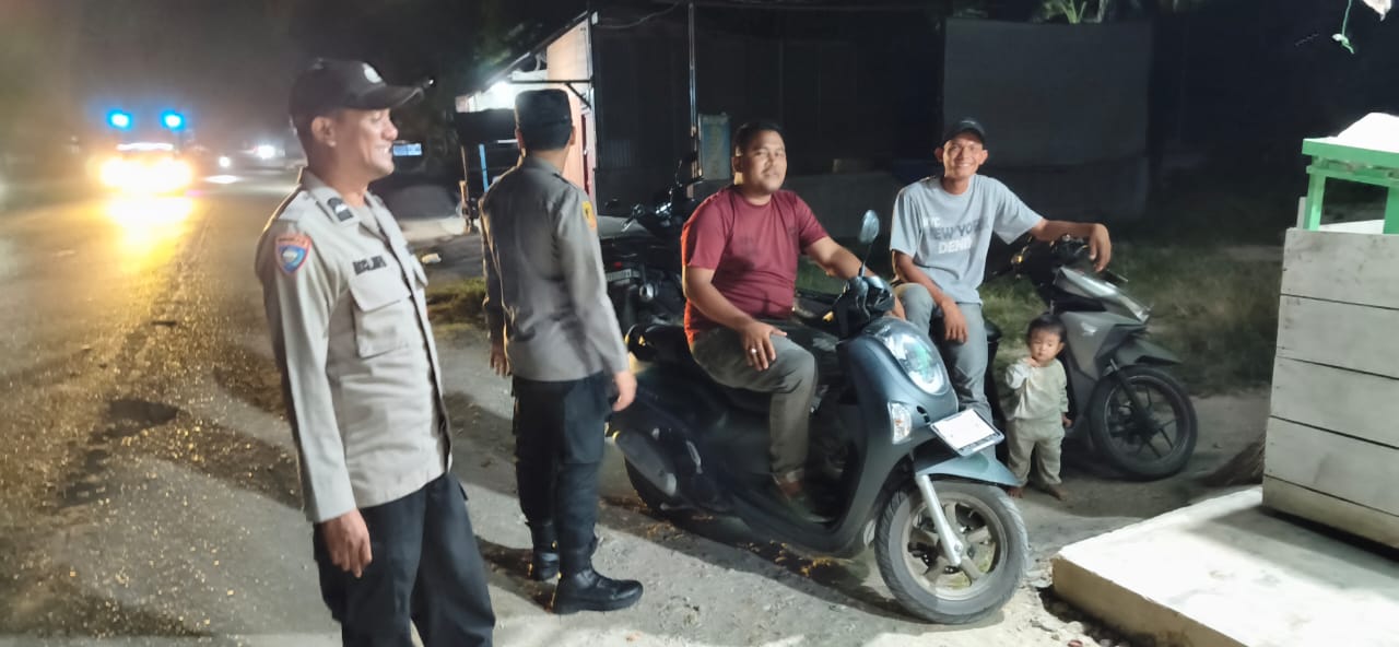 Personel Polsek Birem Bayeun Gelar Patroli Antisipasi Balap Liar dan Pelemparan Bus