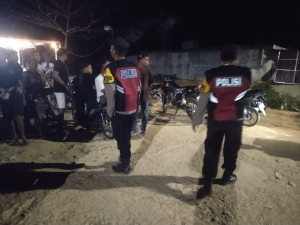 Polsek Manyak Payed Laksanakan Patroli Dini Hari Cegah Kejahatan Jalanan di Jalur Nasional