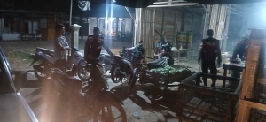 Patroli Malam Polsek Manyak Payed Antisipasi Guankamtibmas dan Kejahatan Jalanan