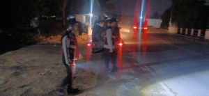 Patroli Malam Polsek Manyak Payed Antisipasi Gangguan Kamtibmas di Bulan Ramadhan