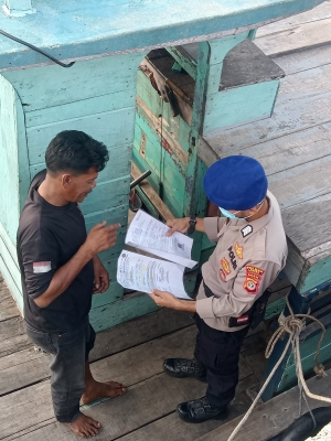 Sat Polairud Polres Langsa Tingkatkan Pengawasan di Dermaga TPI Kuala Langsa