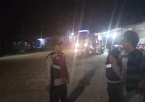 Polsek Rantau Selamat Intensifkan Patroli Malam Jaga Kondusifitas Ramadhan