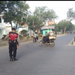 Sat Samapta Polres Langsa Intensifkan Strong Point Pagi di Titik Rawan Lalu Lintas