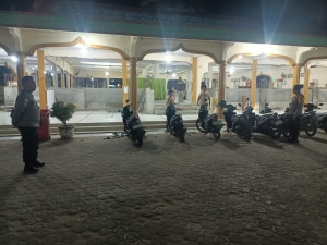 Pengamanan Shalat Tarawih di Wilayah Langsa Timur Berjalan Kondusif