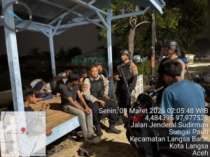 Sat Samapta Polres Langsa Laksanakan Patroli Perintis Presisi Antisipasi Gangguan Kamtibmas