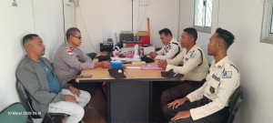Satbinmas Polres Langsa Laksanakan Pembinaan dan Pengawasan Satpam di Kuala Langsa
