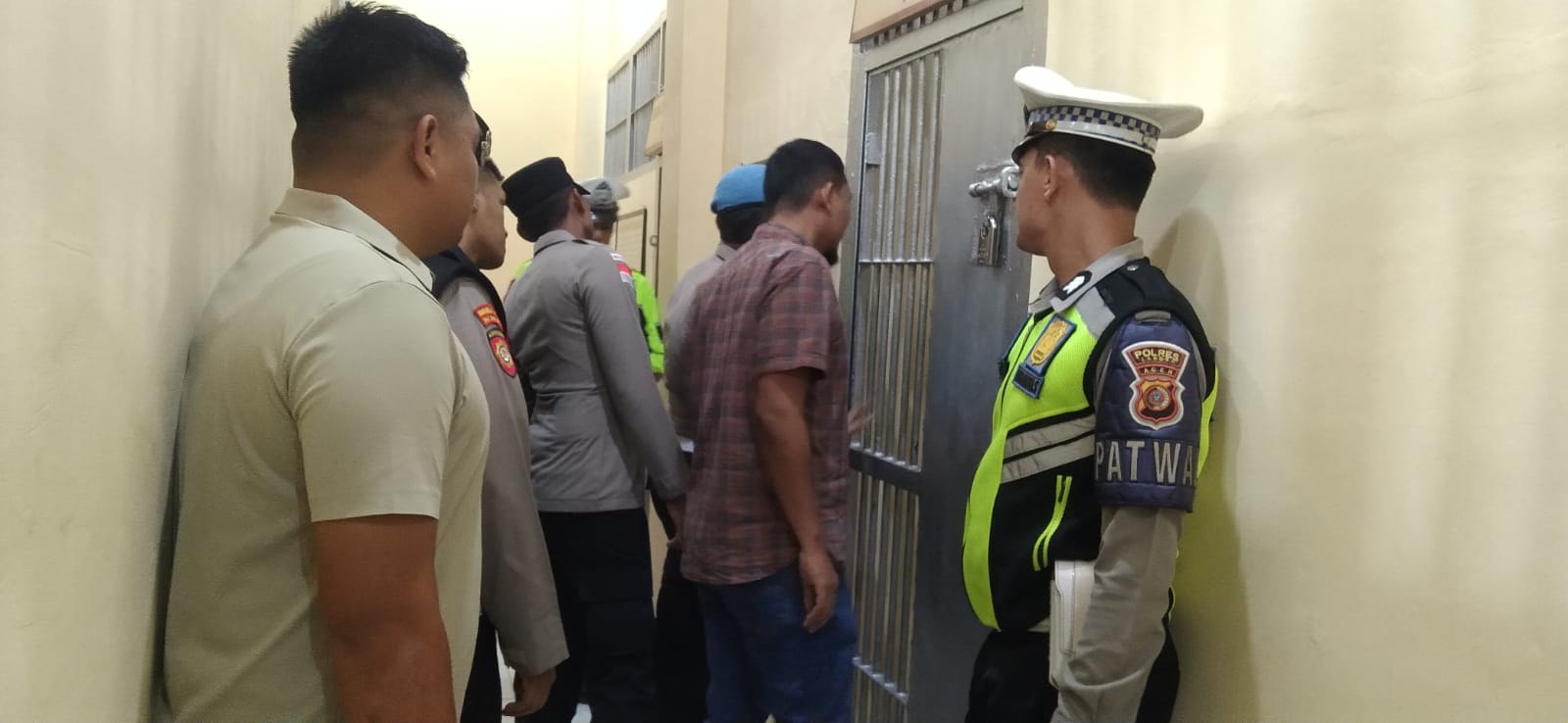 Pawas Polres Langsa Laksanakan Pengecekan Tahanan untuk Pastikan Kondisi Aman dan Lengkap