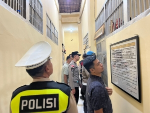 Polres Langsa Perketat Pengawasan Internal Melalui Pengecekan Rutin Tahanan