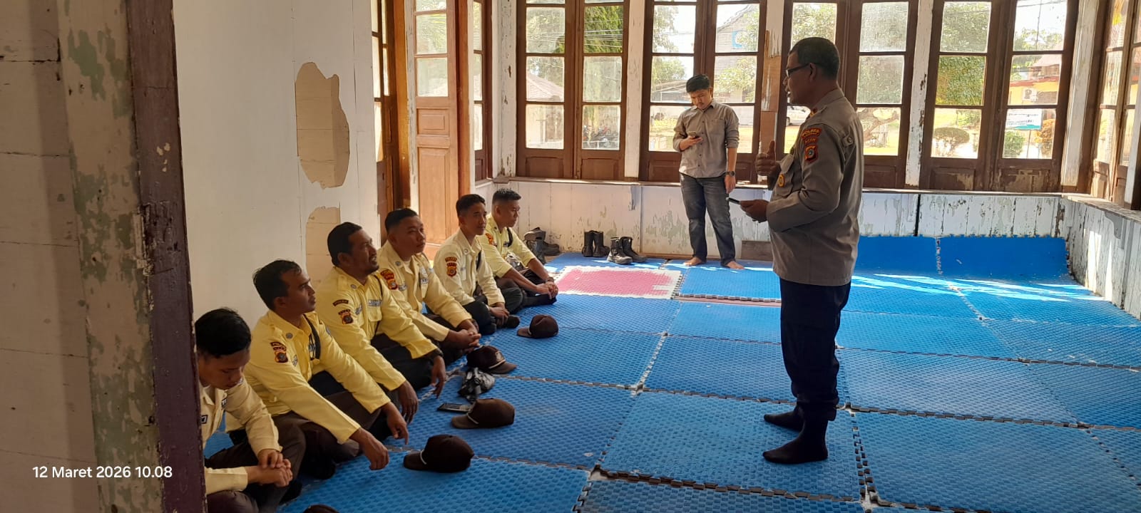 Satbinmas Polres Langsa Laksanakan Pembinaan dan Pengawasan Satpam di PTPN IV Kebun Baru