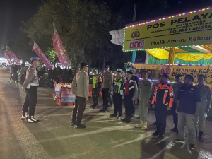 Pos Yan Ops Ketupat Seulawah Polres Langsa Perkuat Kesiapsiagaan Personel Pada Malam Hari