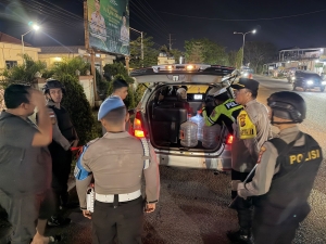 Polres Langsa Gelar Razia KRYD Antisipasi Gangguan Kamtibmas di Jalur Lintas Nasional