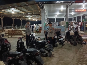 Polsek Birem Bayeun Laksanakan Pengamanan Shalat Tarawih di Sejumlah Masjid Wilayah Kecamatan Birem Bayeun