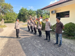 Apel Pagi Polsek Rantau Selamat Tegaskan Tugas Polri sebagai Pelindung, Pengayom, dan Pelayan Masyarakat