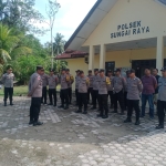 Apel Pagi Polsek Sungai Raya Tekankan Disiplin dan Peningkatan Kinerja Personel