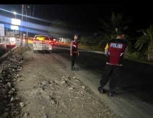 Polsek Rantau Selamat Intensifkan Patroli Malam Antisipasi Kejahatan Jalanan di Bulan Ramadhan
