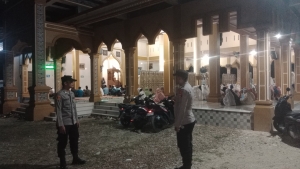 Pengamanan Shalat Tarawih di Birem Bayeun Berlangsung Aman dan Kondusif