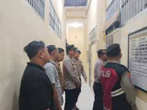 Polres Langsa Laksanakan Pengecekan Rutin Tahanan, Pastikan Kondisi Aman dan Sehat