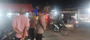 Polsek Sungai Raya Perkuat Patroli Dialogis Malam Hari, Antisipasi Gangguan Kamtibmas