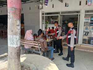 Polsek Manyak Payed Intensifkan Patroli Siang Hari, Pantau Aktivitas Warga Pasca Banjir