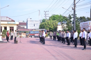 Apel Pagi Personel Polres Langsa Berlangsung Tertib, Wujudkan Disiplin dan Kesiapsiagaan