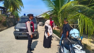 Polsek Manyak Payed Laksanakan Patroli Pagi, Aktivitas Masyarakat Terpantau Aman dan Kondusif