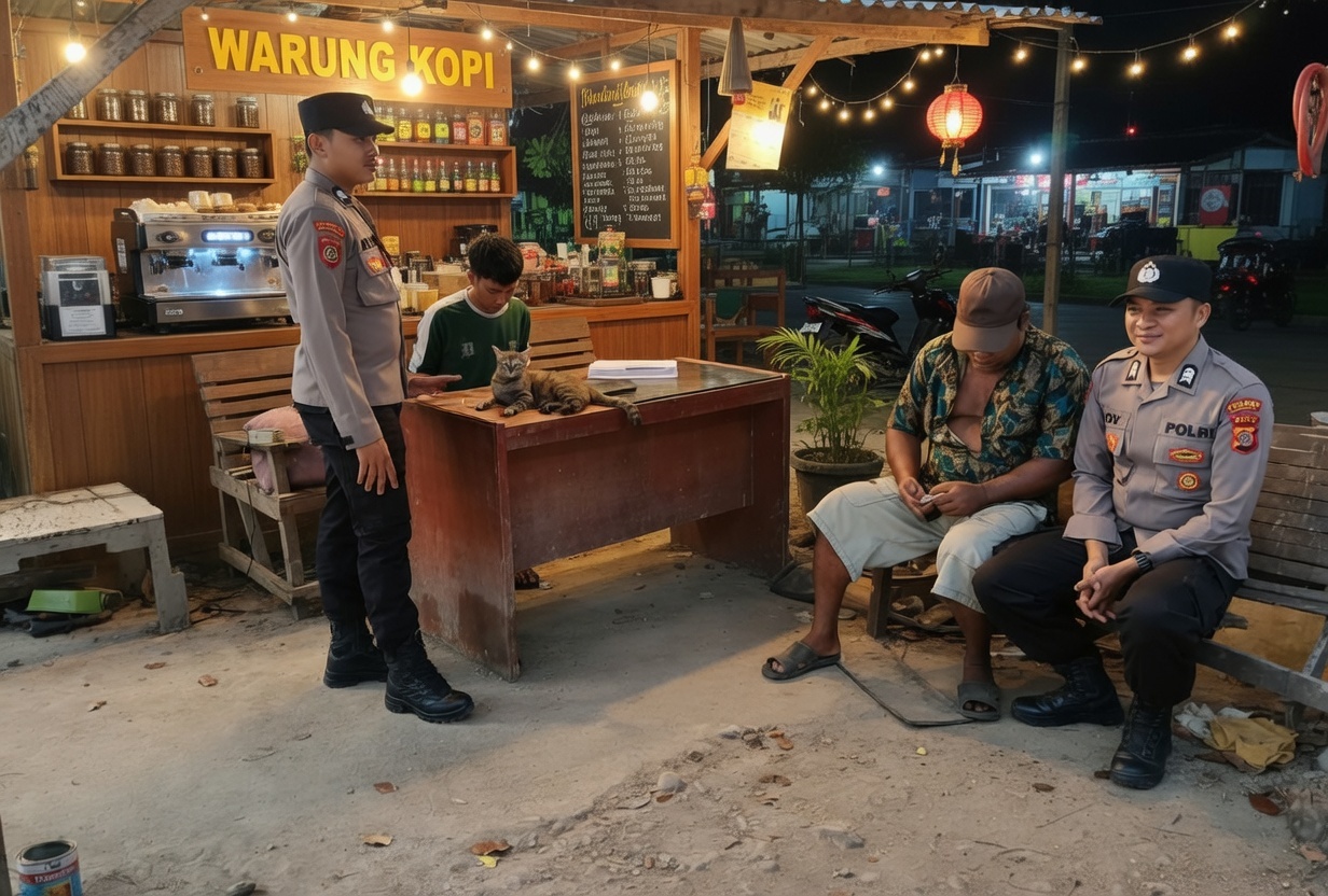 Polsek Birem Bayeun Laksanakan Patroli Malam, Antisipasi Guantibmas di Wilayah Hukum