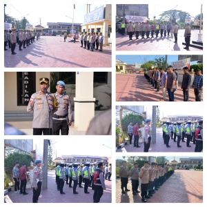 Apel Pagi Personel Polres Langsa Berlangsung Tertib dan Lancar