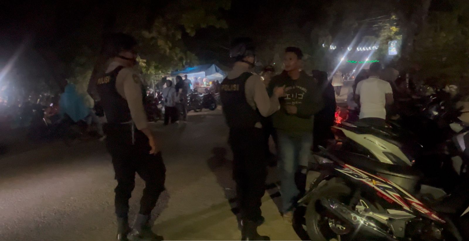 Patroli Perintis Presisi Malam Hari, Sat Samapta Polres Langsa Jaga Kamtibmas Tetap Kondusif