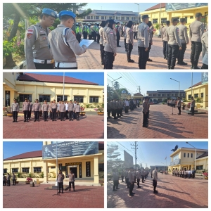 Apel Pagi Polres Langsa Perkuat Disiplin dan Kesiapan Personel dalam Pelaksanaan Tugas