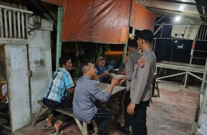 Patroli Malam Polsek Birem Bayeun Cegah Kriminalitas, Situasi Wilayah Tetap Kondusif