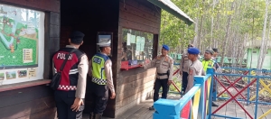 Sat Pol Airud Polres Langsa Laksanakan Pengamanan Wisata Mangrove, Utamakan Keselamatan dan Kebersihan